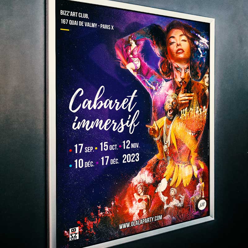Affiche Cabaret - Spectacle - Olalaparty