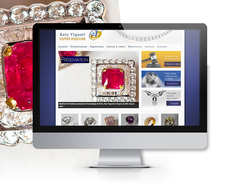 KATY VIGNATI - site wordpress